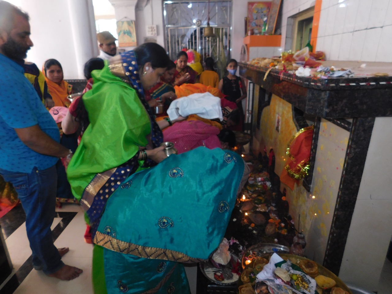 अठवाई चढ़ाकर की गई मातारानी की विशेष पूजा-अर्चना