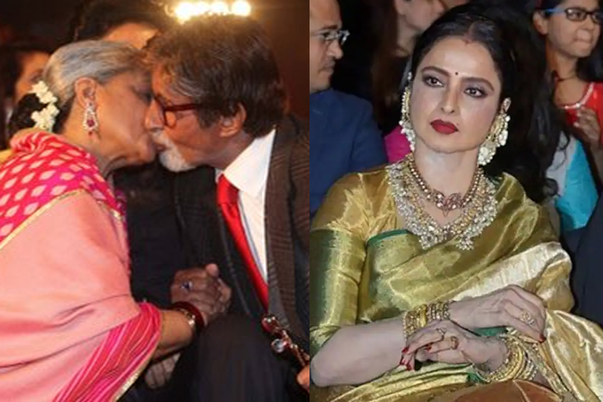 When Amitabh Bachchan Kissed Jaya Bachchan In Front Of Rekha | जब Rekha ...