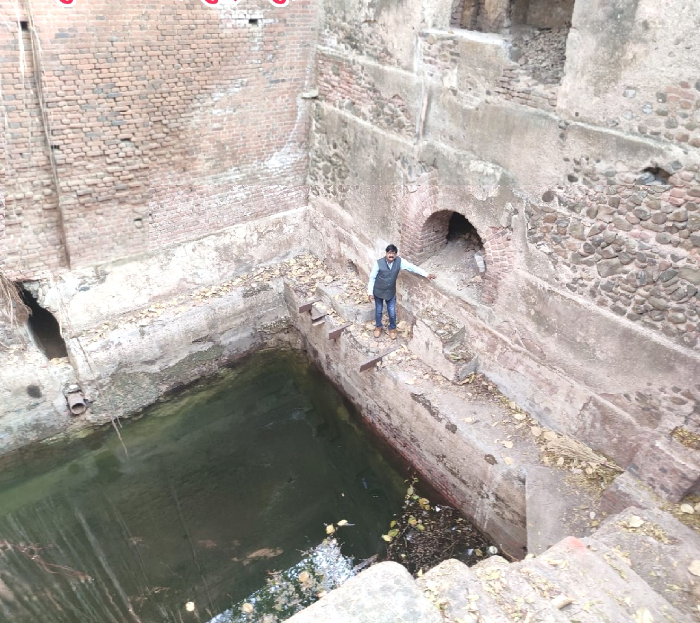 Ancient water structure signs extinct, water supply system stalled even from Kundi Bhandara
