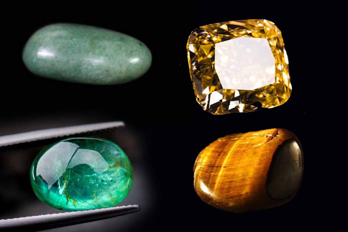 रत्न शास्त्र, ज्योतिष शास्त्र, सुख-समृद्धि के लिए रत्न, धन-दौलत बढ़ाने वाले रत्न, व्यापार में सफलता के लिए रत्न, टाइगर स्टोन, ग्रीन  एवेंच्यूरिन, ग्रीन जेड स्टोन, सुनहला रत्न, gemstone for money and wealth, gemstones for business success, tiger gemstone, green jade stone, green aventurine, citrine stone benefits, 