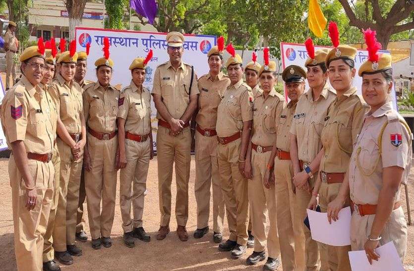 Rajasthan Police Day-श्रेष्ठ सेवाकार्य पर 604 जवानों को मिला सेवाचिह्न