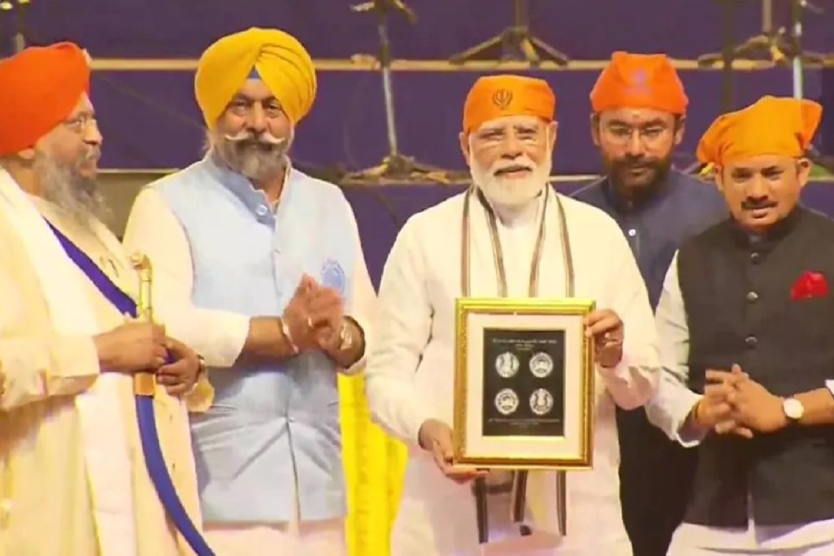 PM Modi releases coin, stamp on Guru Tegh Bahadur's 400th Parkash Purab