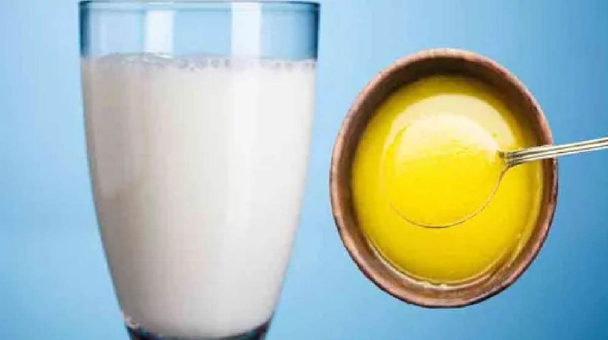 Amazing Health Benefits Of Drinking Milk With Ghee Milk With Ghee Benefits दूध में घी मिलाकर 