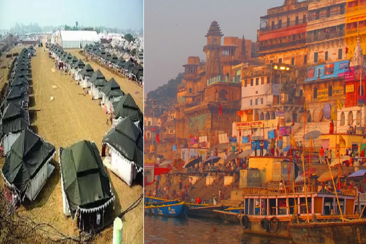 Varanasi Tent City : वाराणसी में रेत पर बसेगा टेंट सिटी, नवरात्रि से शिवरात्रि तक रहेगा