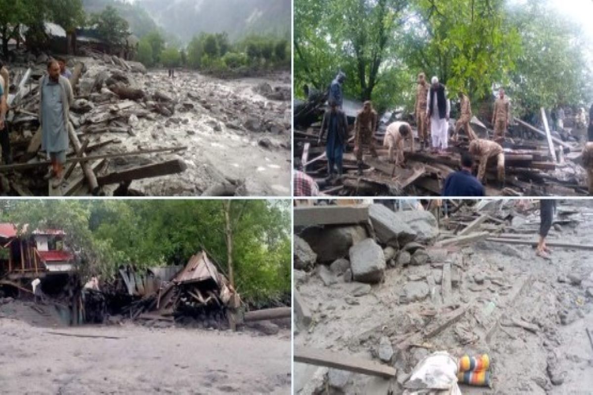cloud burst in Budgam Kashmir, Three non-local labourers killed 