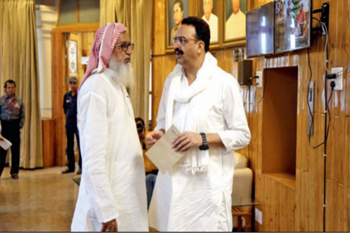Mukhtar Ansari and Sibaktullah Ansari File Photo
