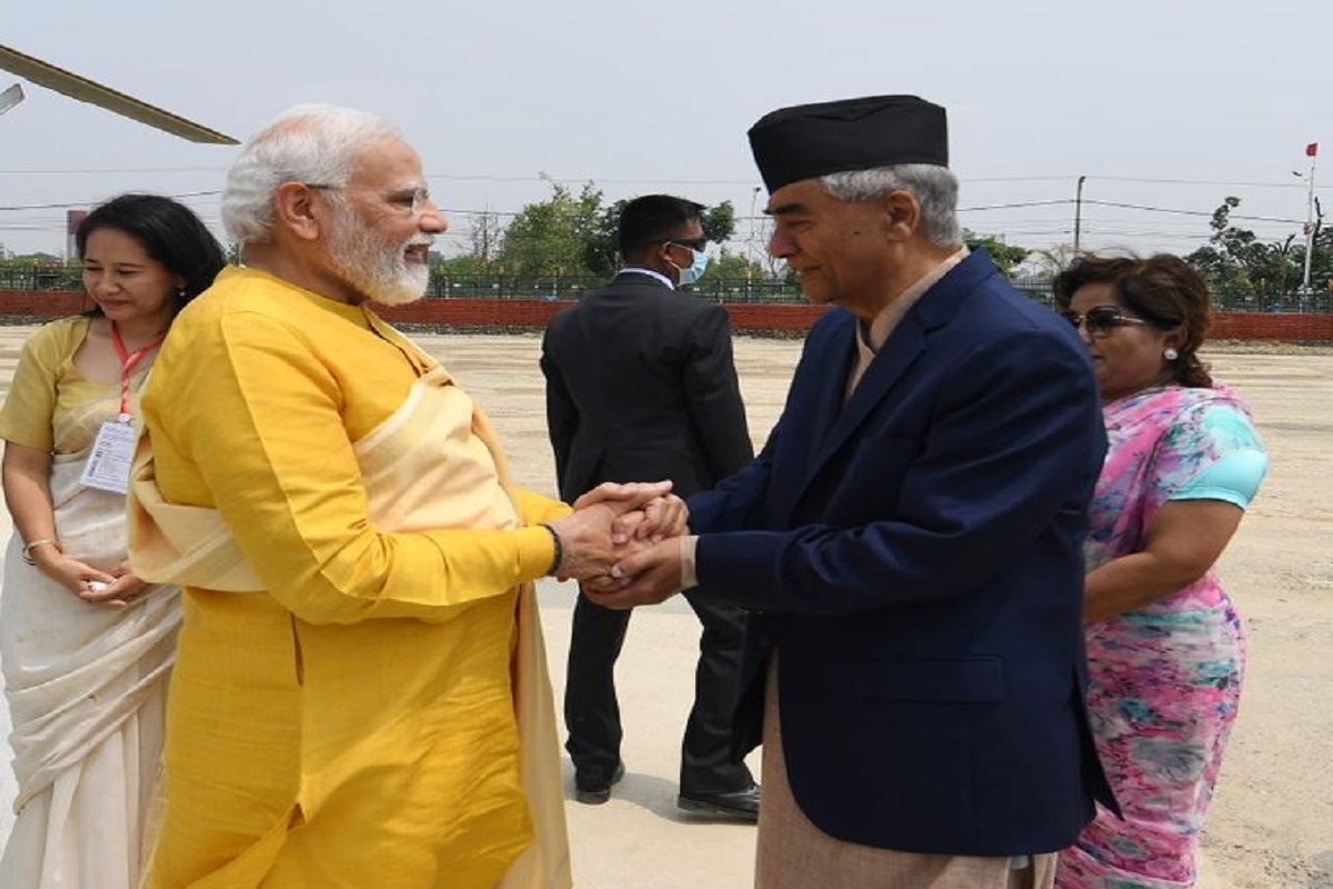 PM Modi  addresses in Lumbini Nepal on Budh Purnima