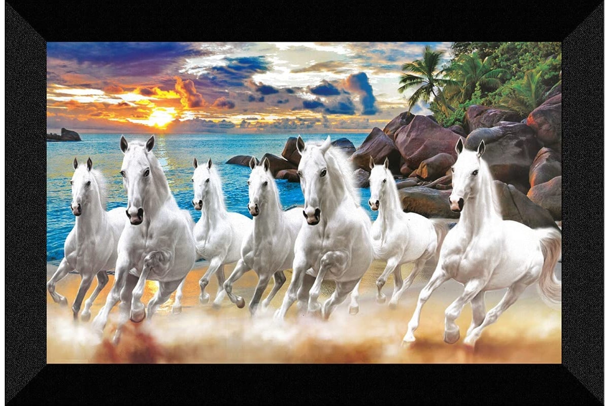 Vastu Tips, 7 Running Horses Painting, 7 Running Horses Painting vastu tips, right direction of 7 Running Horses Painting, vastu shastra, Vastu Tips for money, 