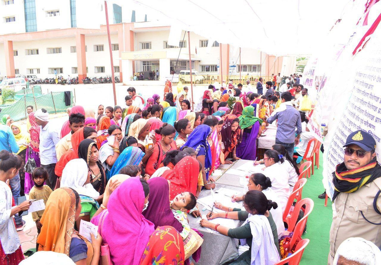जिले में समुचित स्वास्थ्य सुविधाओं के बाद भी मेले में आए 2 हजार मरीज