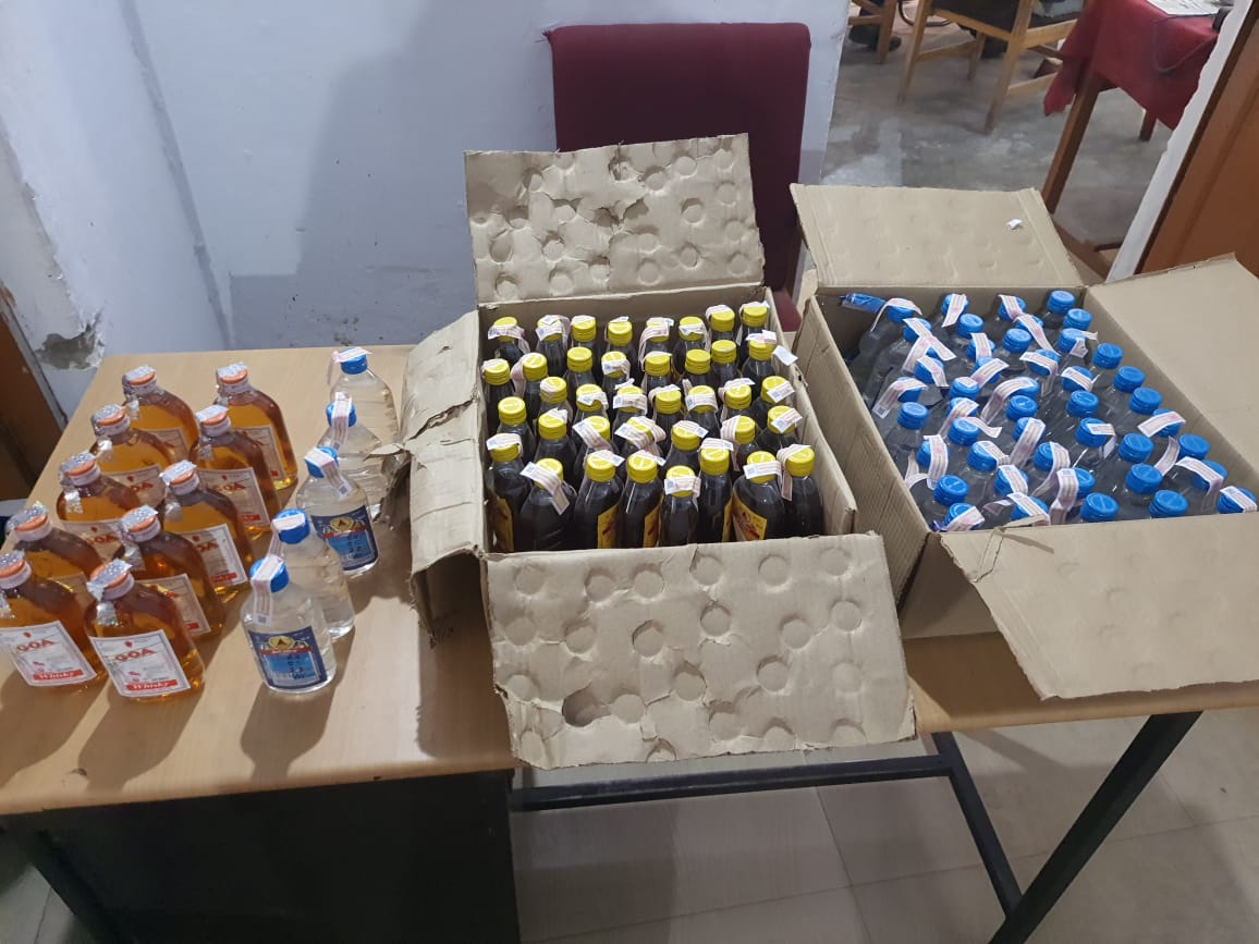 Police launched a campaign here, seized liquor worth 50 thousand rupee