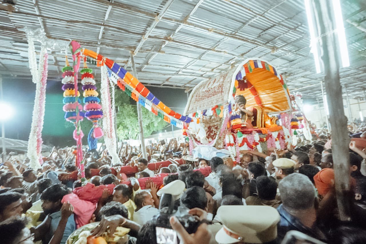 Pattina Pravesam customary ritual held in Mayiladuthurai