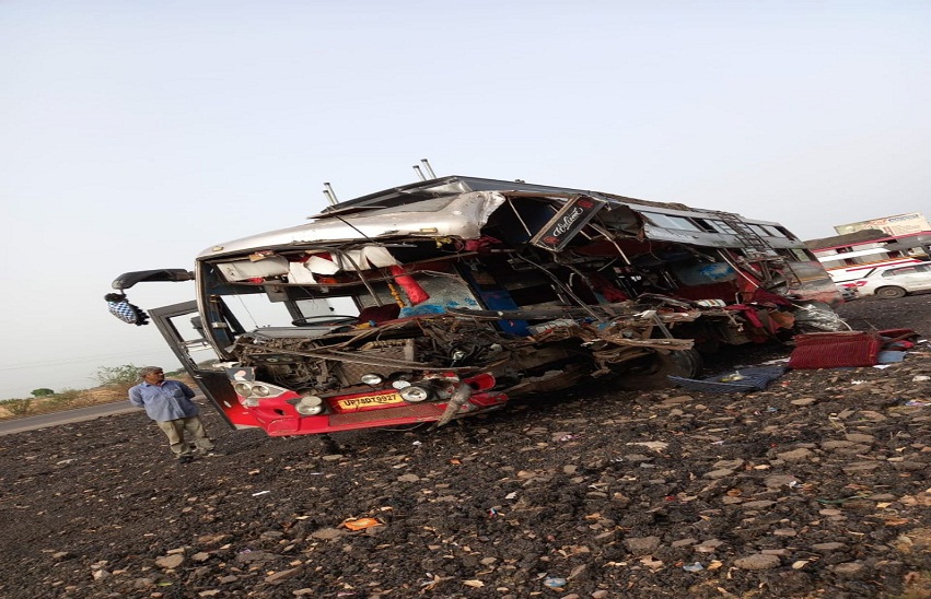 एनएच 27 पर भीषण हादसा, आंख खुली तो सामने मौत दिखी, दर्दनाक हादसे में चार की मौत, एक दर्जन घायल