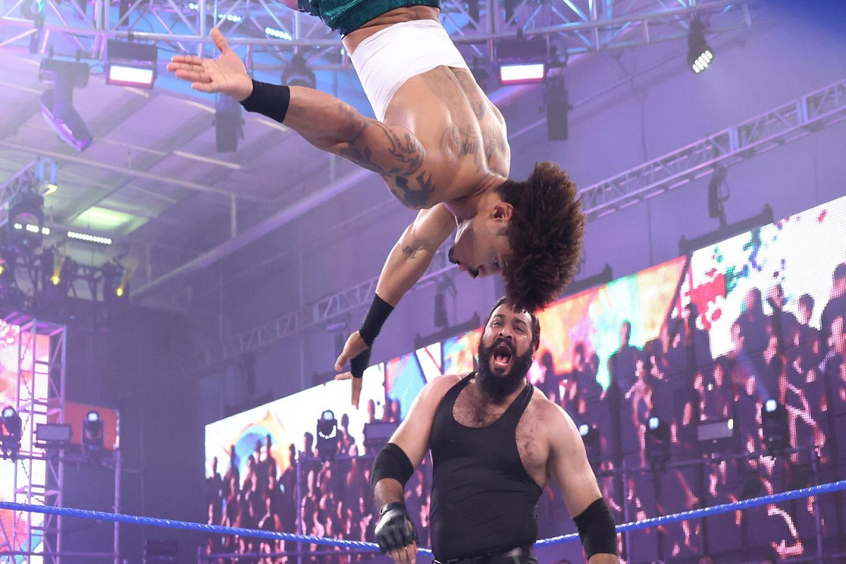 भारतीय स्टार Saurav Gurjar ने WWE रिंग में मचाया 'तहलका',  2 रेसलर्स को किया ढेर