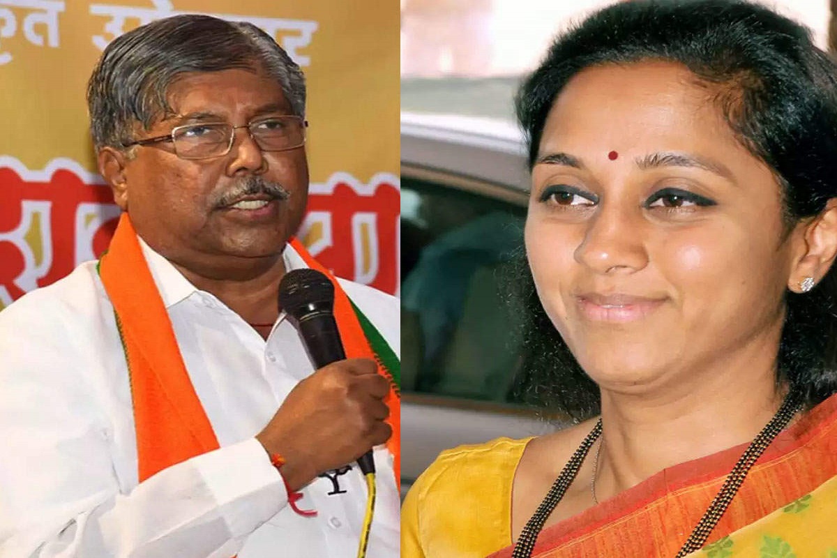 BJP Leader Chandrakant Patil Apology letter Women commission for remark on supriya sule