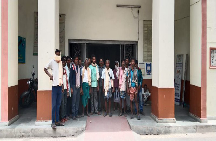 बांस कटाई कराने के ८ माह बाद भी मजदूरों को नहीं किया भुगतान
