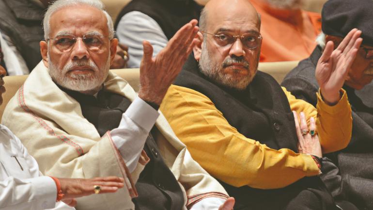 PM Modi and Amit Shah File Photo on by election Azamgarh And Rampur Seat