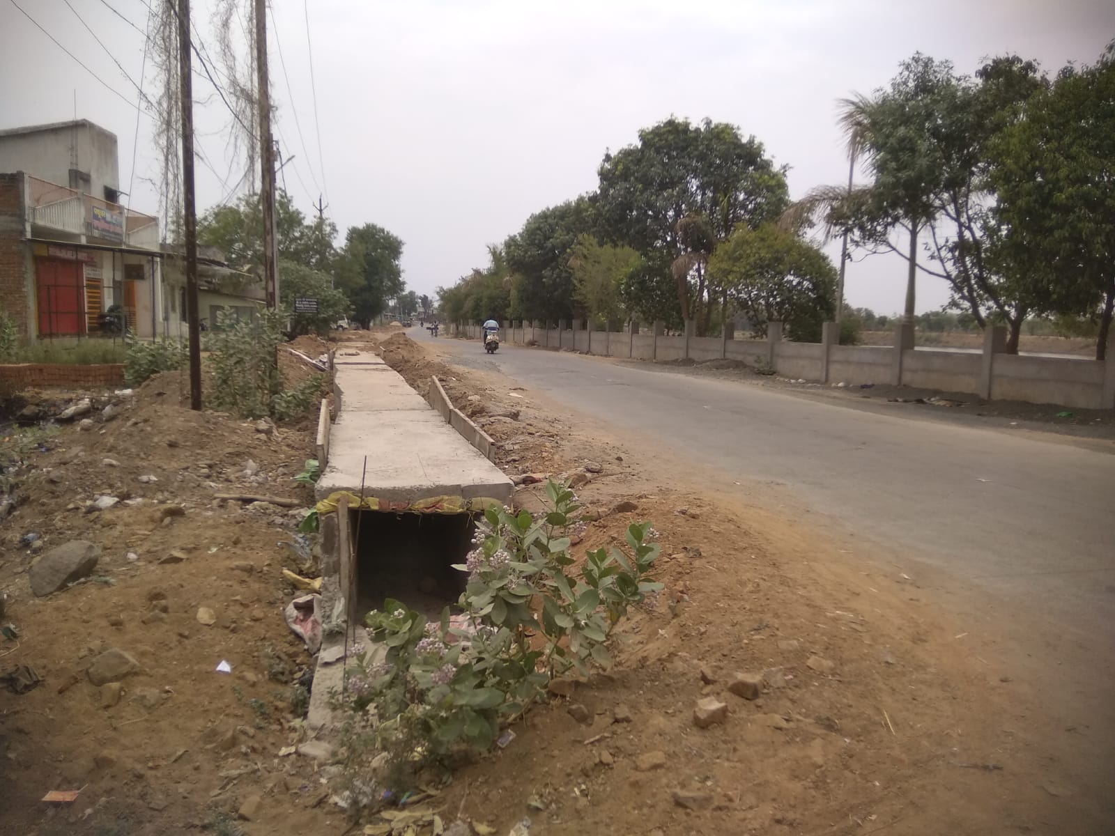 Monsoon sound, no system made for drainage of water from low-lying are