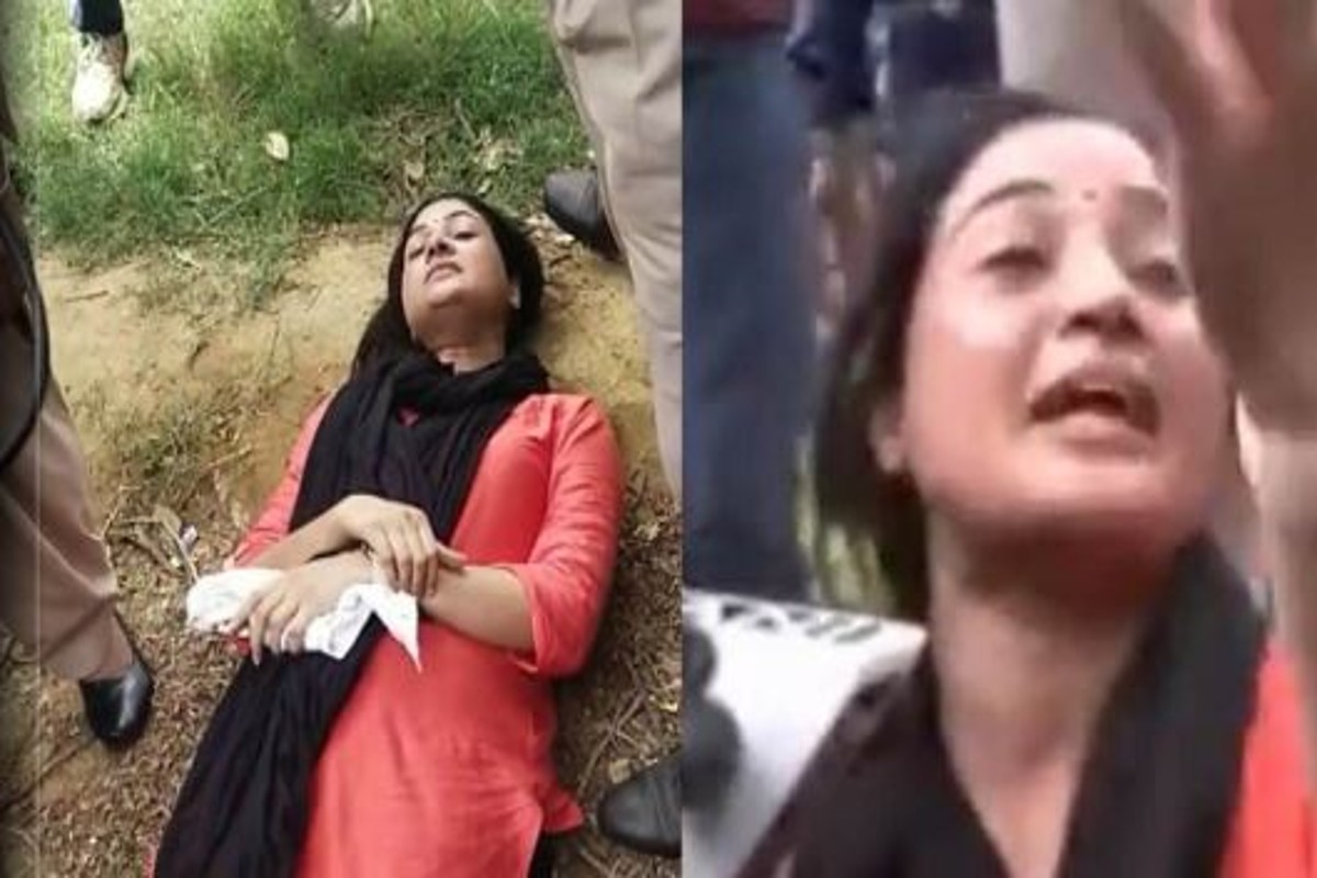 Congress Leader Alka Lamba Protest Over Agneepath And ED Questioning Watch Video