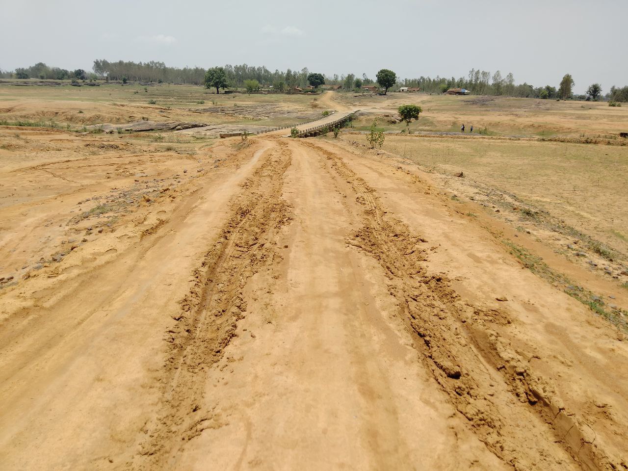 For two decades, a bad road has become the lifeline of the village, du