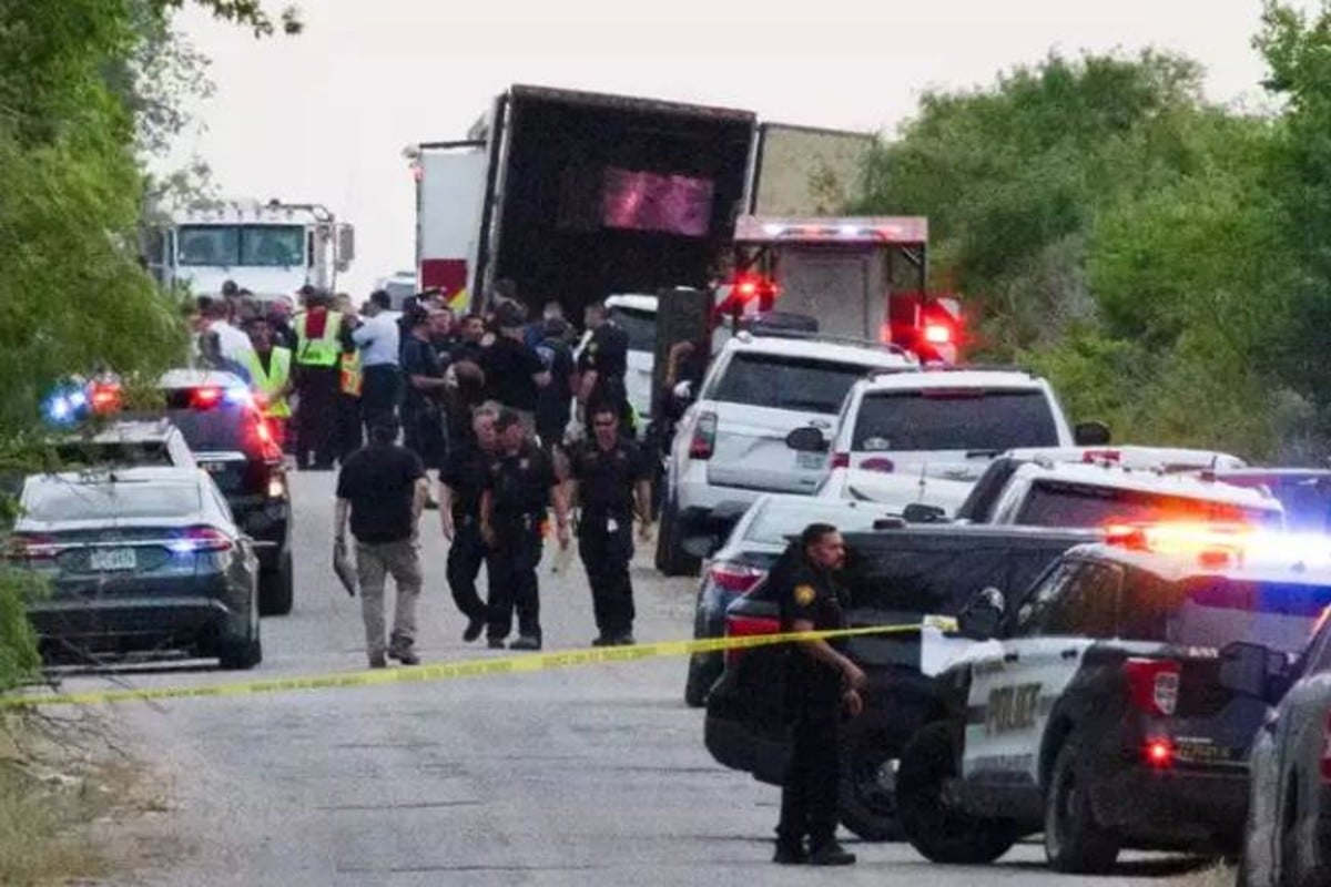 USA 46 Dead Body Found Inside A Trailer In Aan Antonio Texas