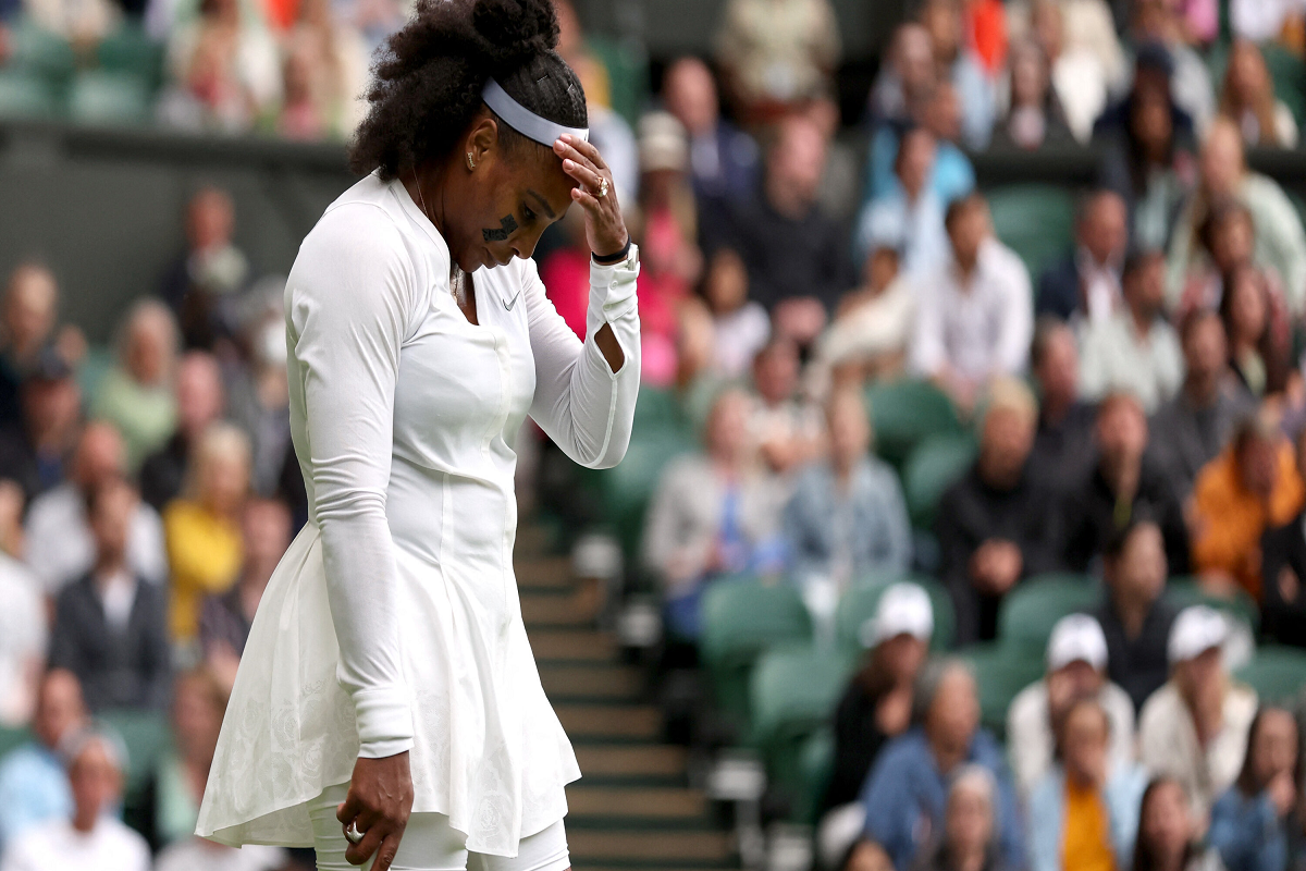 Wimbledon Open: 115वें नंबर की हार्मनी से 3 घंटे तक चला मुक़ाबला,  पहले ही दौर में हारकर बाहर हुई सेरेना विलियम्स