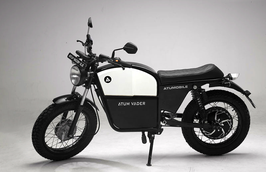 Atum Vader : लॉन्च हुई देश की पहली कैफे रेसर इलेक्ट्रिक बाइक, 100Km की रेंज और 999 रुपये में करें बुक