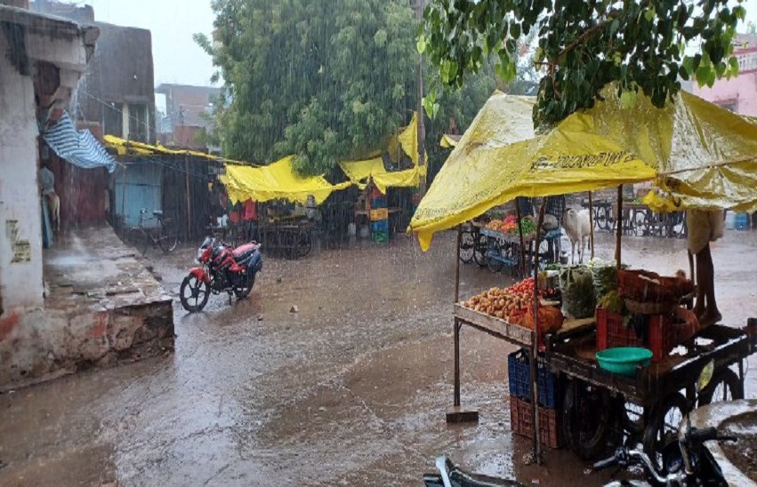 राजस्थान में यहां तीन दिन से मानसून जैसी बारिश, कई जिलों में बारिश का अलर्ट