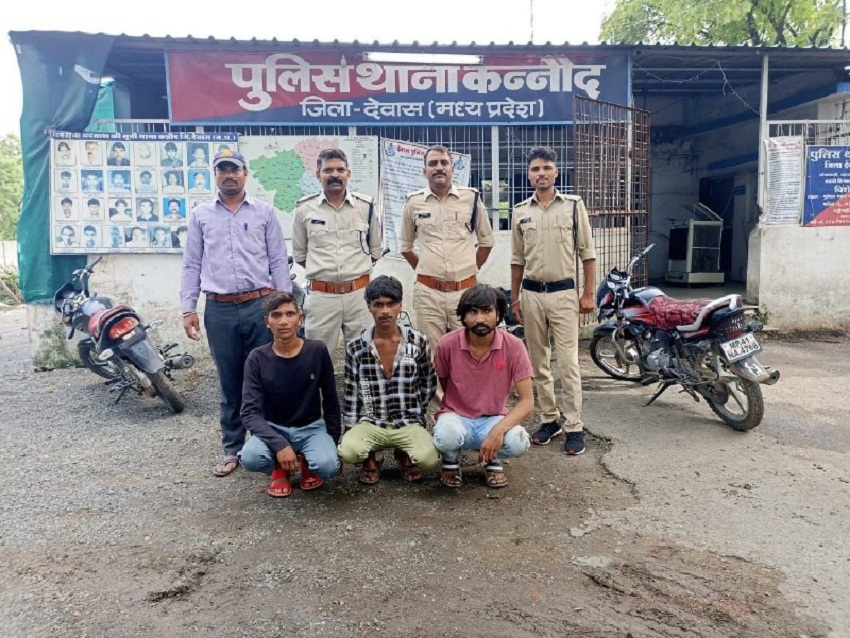 नरसिंहपुर जिले के ड्राइवर की देवास में हुई हत्या का खुलासा, दो नाबालिग सहित 5 आरोपी गिरफ्तार