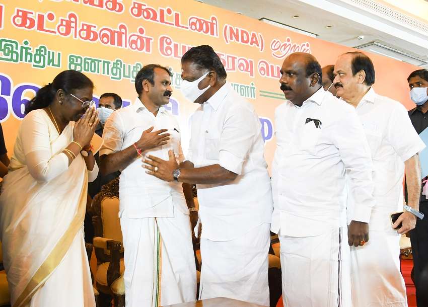 presidential candidate द्रौपदी मुर्मू ने तमिलनाडु को किया 'सलाम'