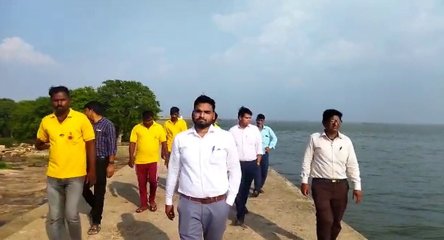 Bardha Dam: बरधा बांध का उपखंड अधिकारी ने किया निरीक्षण, दिए निर्देश-video