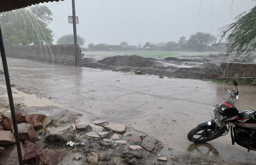 राजस्थान के इस संभाग में अति भारी बारिश की चेतावनी गुरुवार की थी, बुधवार को ही जमकर बरसे बादल
