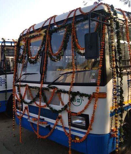 जयपुर से कटरा के लिए शुरू हुई रोडवेज बस सेवा।
