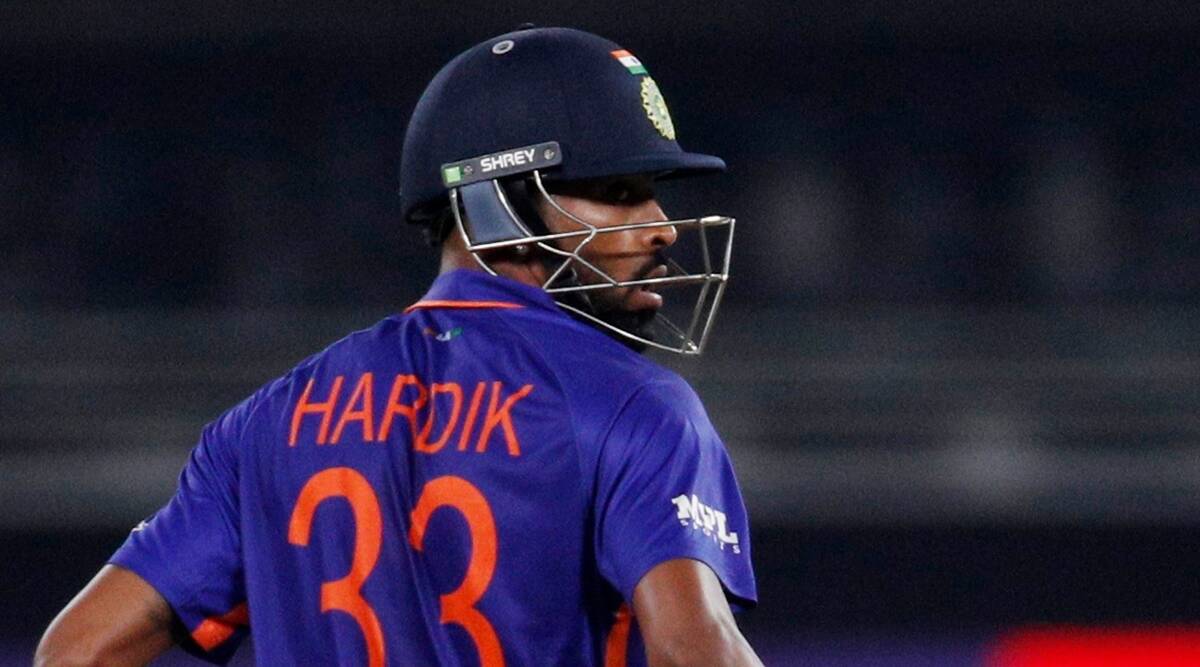 ENGvIND 1st t20 first innings report Rohit Sharma Hardik Pandya