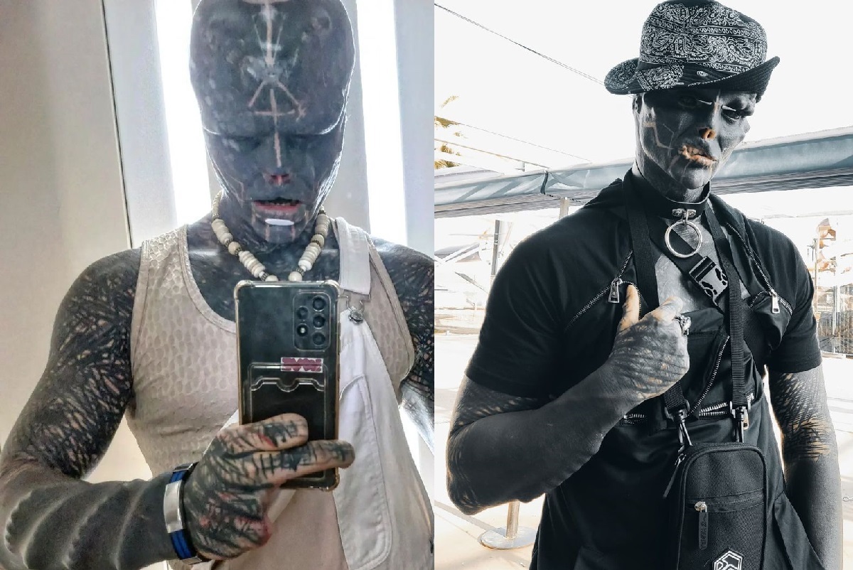 Anthony Loffredo from France aka 'Black Alien' Says Can't Get Job Due Anthony Loffredo from France aka 'Black Alien' Says Can't Get Job Due