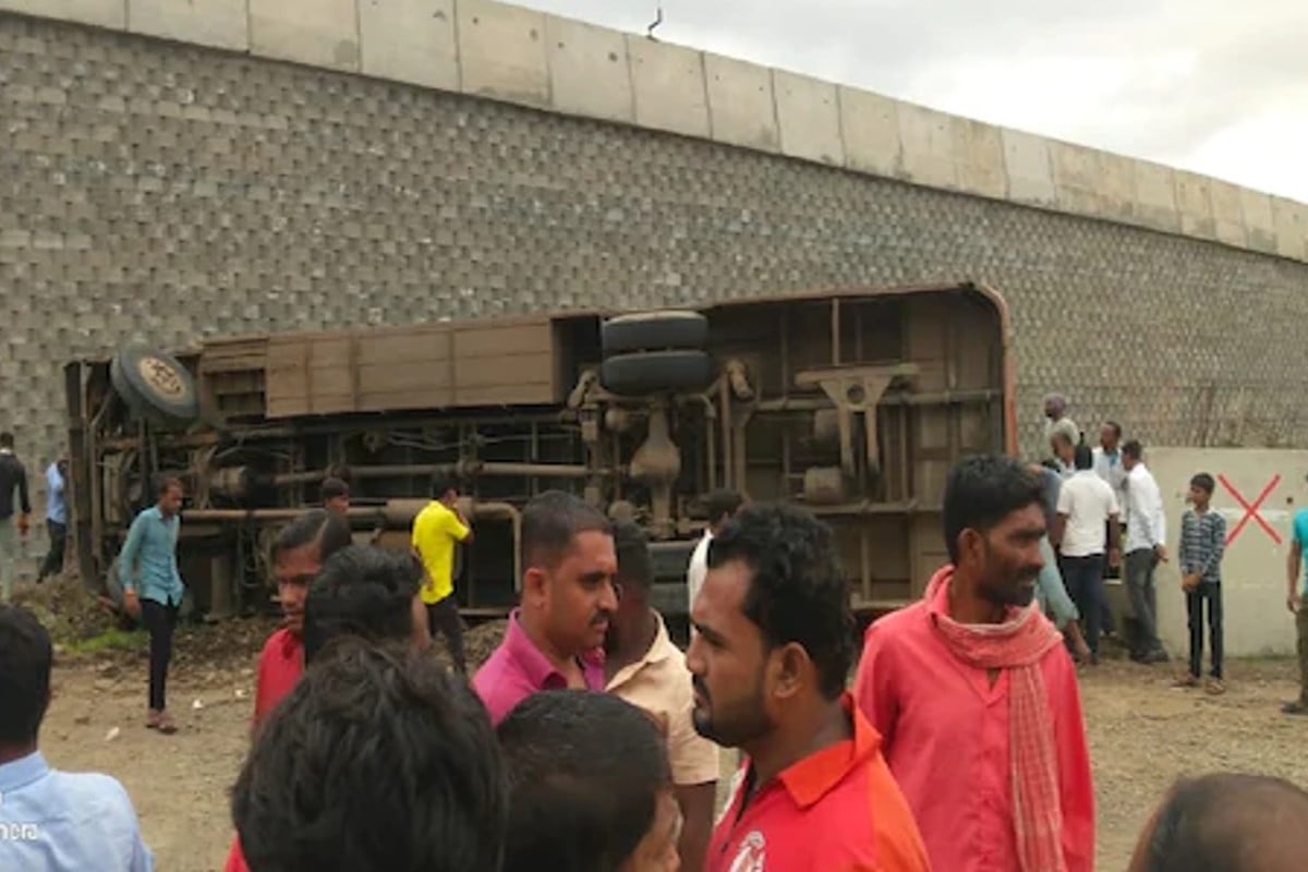 Solapur ST Bus Accident