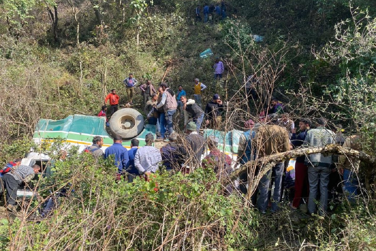  At Least 14 Injured As Roadways Bus Falls Into Gorge In Shimla