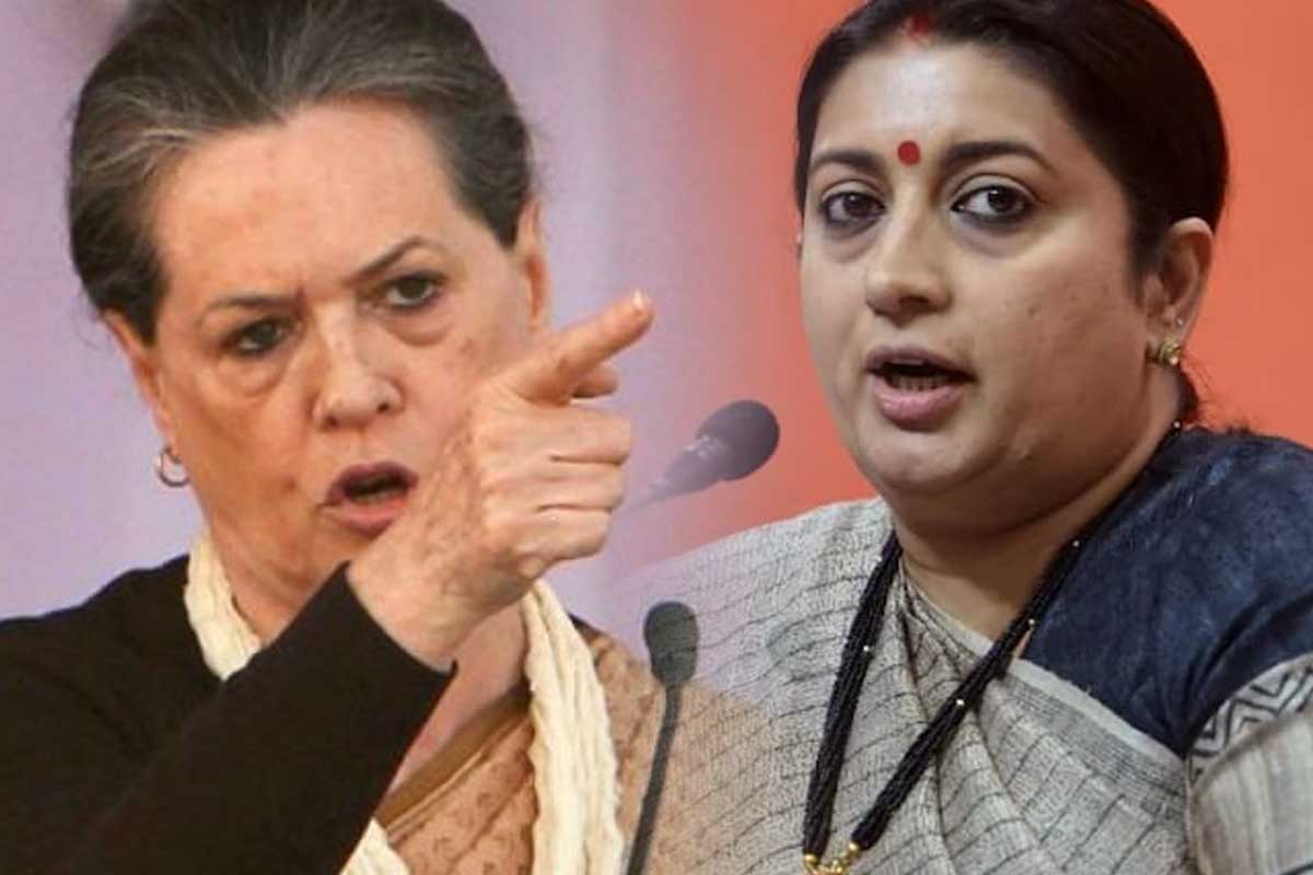 Sonia Gandhi lashes out at Smriti Irani in Rajya Sabha