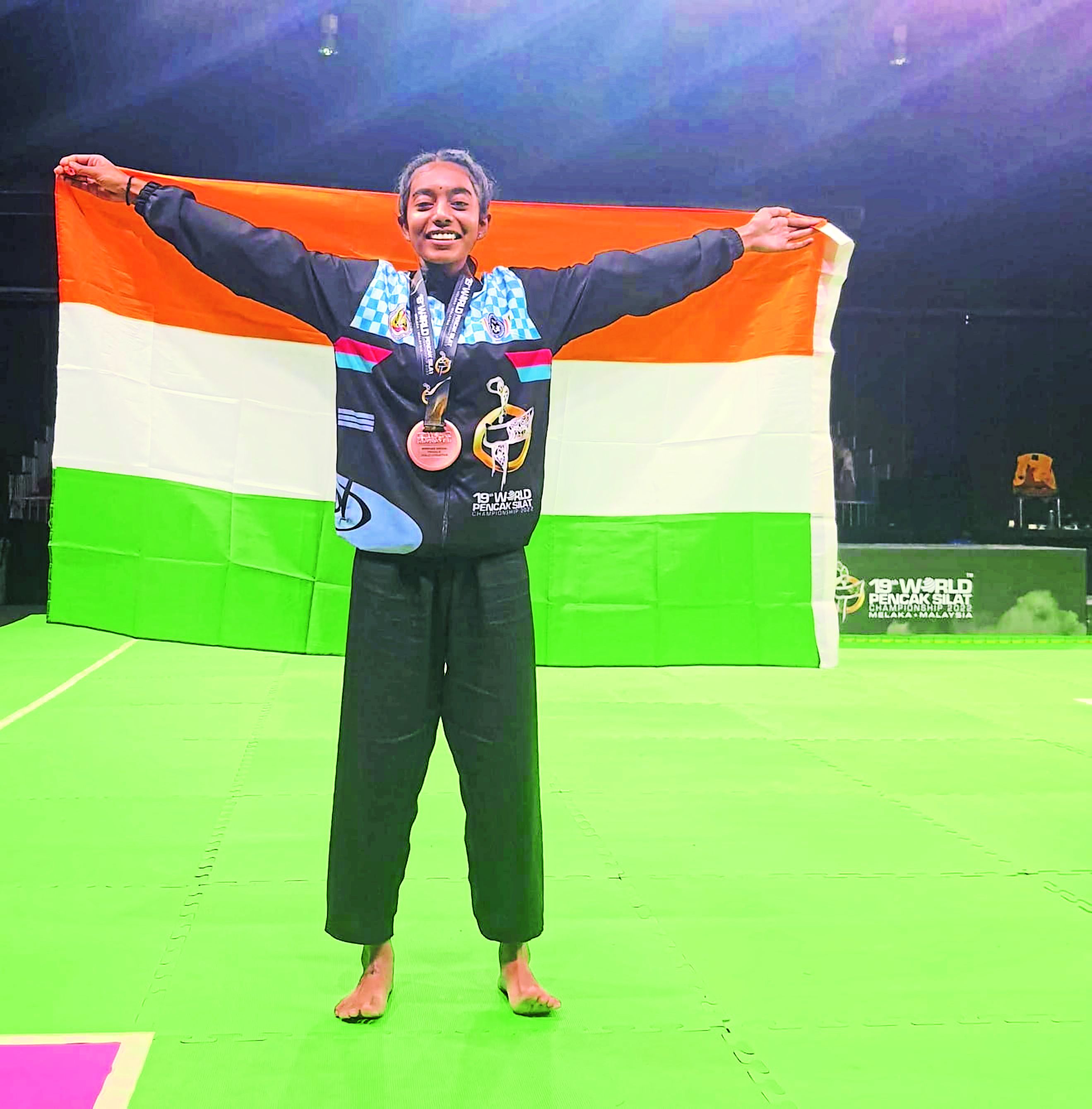 19वीं विश्व पेंचक सिलाट चैंपियनशिप में दिशा ने दिलाया भारत को पदक
