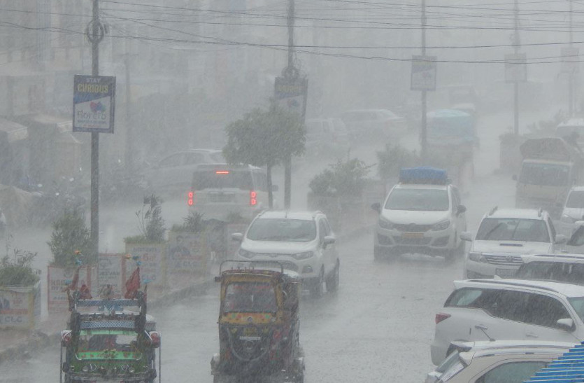 weather update: heavy Rain in Rajasthan