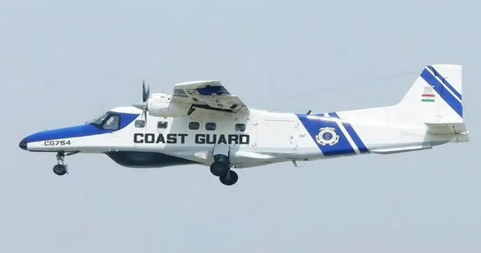 Indian Coast Guard Dornier aircraft forced Pakistan Navy warship to return to its waters