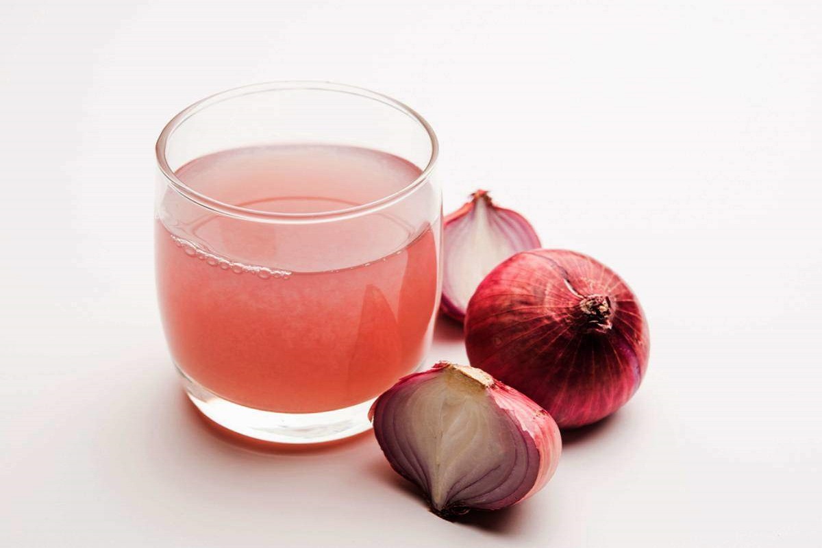 Onion juice clearance and honey benefits