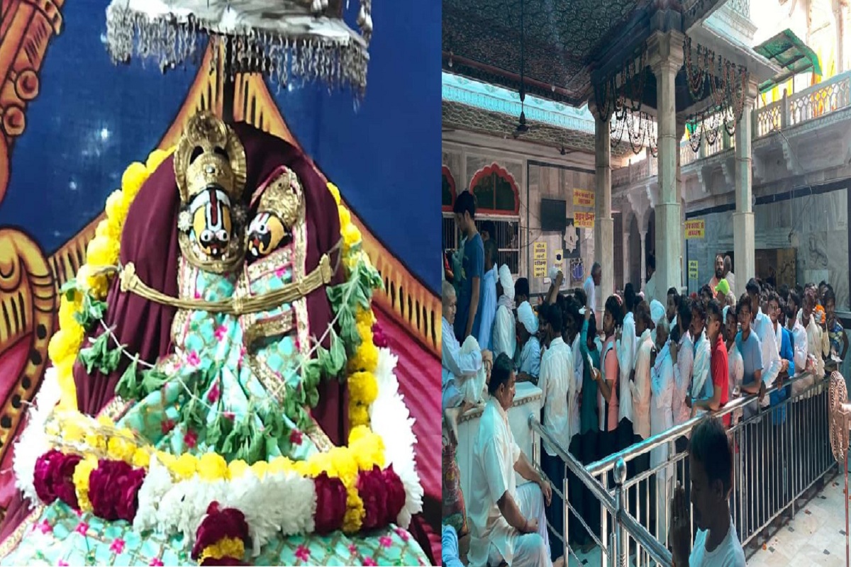 श्रावण एकादशी पर जयपुर जिले के इस मंदिर में लगा भक्तों का तांता