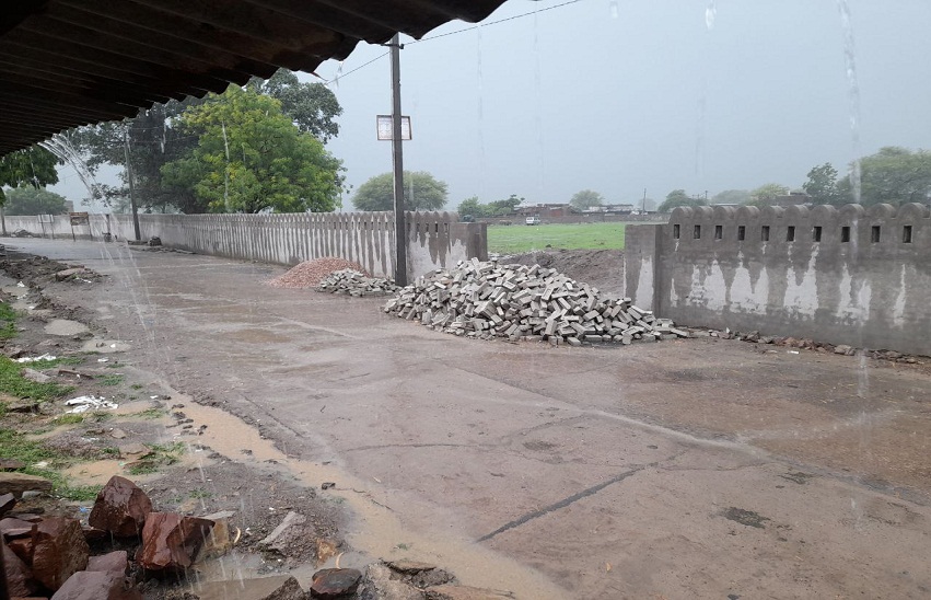 राजस्थान में यहां चली तूफानी हवा,जोरदार बारिश, बिजली गिरने से महिला की मौत
