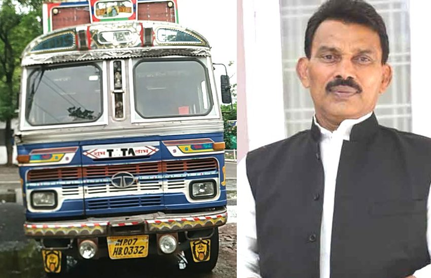 Accident : मध्यप्रदेश के जल संसाधन मंत्री की कार को ट्रक ने मारी टक्कर, परिवार सहित बाल-बाल बचे