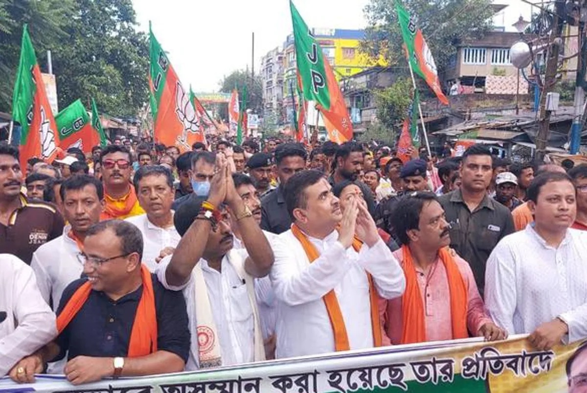 Police denies permission for BJP's 'Nabanna Chalo' march setting the stage for clash with TMC government