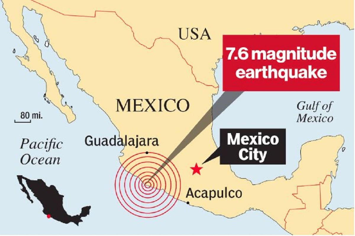 पूरी दुनिया में Earthquake की दहशत, 24 घंटे में छह देशों में कांपी धरती, ताइवान के बाद मेक्सिको में 7.6 तीव्रता का भूकंप, Tsunami अलर्ट -VIDEO