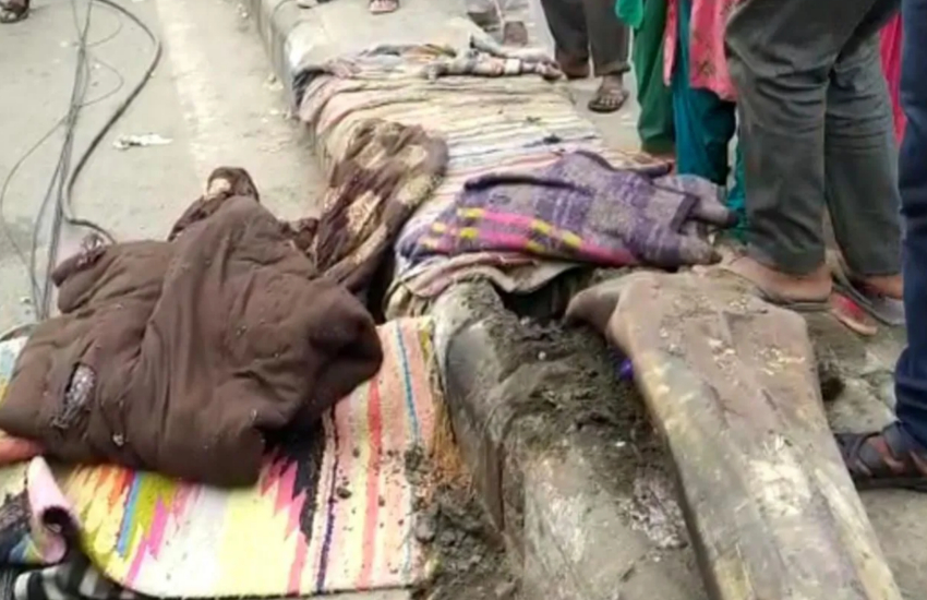 दिल्ली में दर्दनाक हादसा:  बेकाबू ट्रक ने सड़क किनारे सो रहे छह लोगों को कुचला, 4 की मौत