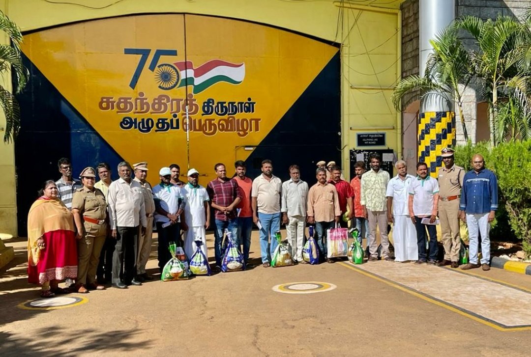 अच्छे आचरण के आधार पर तमिलनाडु के जेल से रिहा हुए उम्रकैद की सजा पाए 75 कैदी