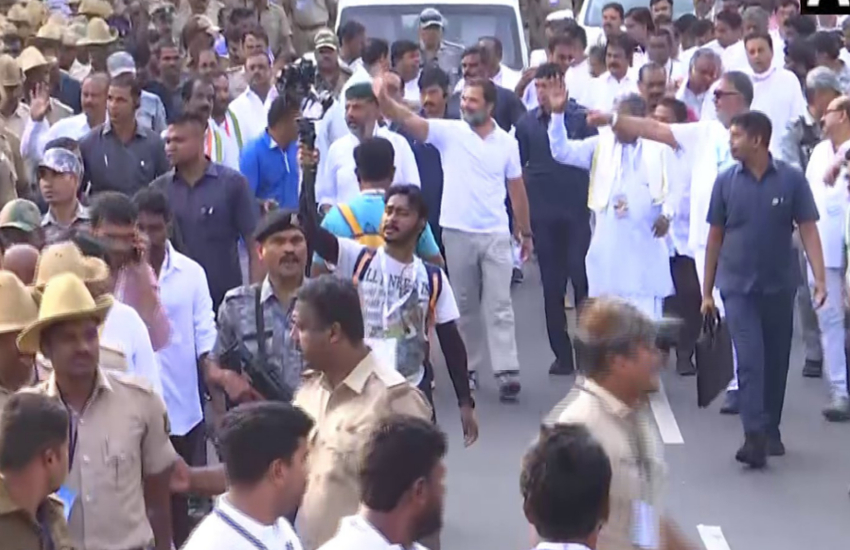 VIDEO: भारत जोड़ो यात्रा का 26वां दिन, राहुल गांधी ने मैसूर से शुरु की पदयात्रा
