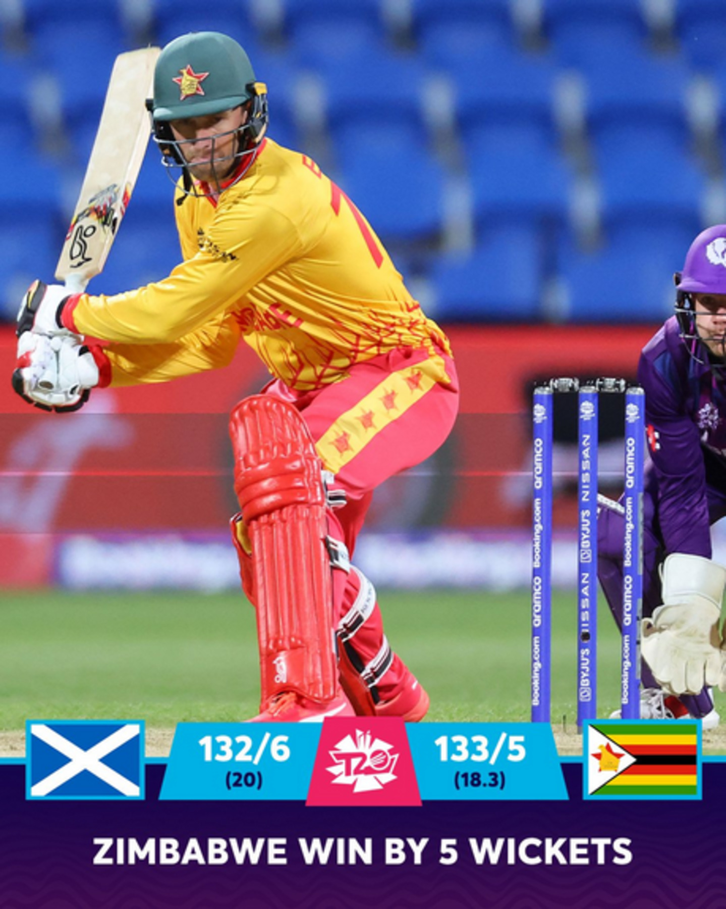 SCO Vs ZIM, T20 World Cup 2022, Zimbabwe Beats Scotland By 5 Wickets | SCO Vs ZIM, T20 World Cup